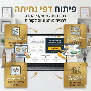 פיתוח דפי נחיתה ממירי לידים – הופכים כל קליק להזדמנות עסקית